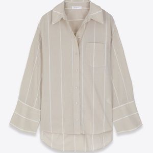 Anine Bing Allie Cotton Shirt Small